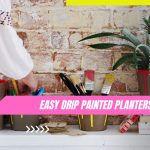 easy drip painted planters